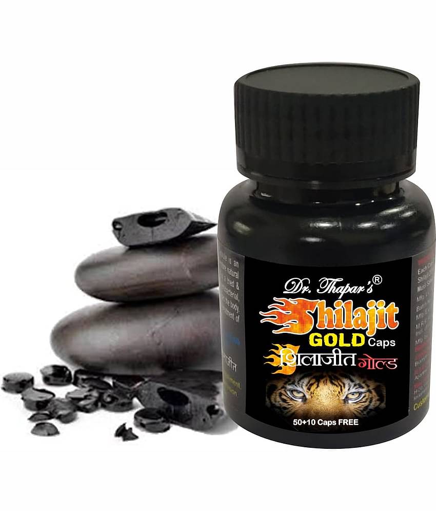 Dr. Thapar’s POWER BOOSTER SHILAJIT I SHILAJEET GOLD Capsule 50+10 Free