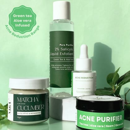 Acne Reduction Combo For Oily Skin (Pack Of 4)