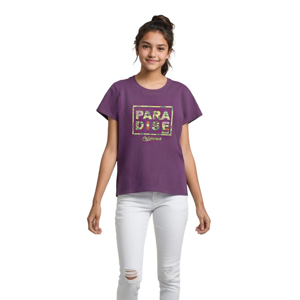 Trendy Kids Girls T shirt Cotton Sparkling Grape Violet Paradise Beach 2025 at ShopCircuit | OND Trendy Kids Girls T shirt Cotton Sparkling Grape Violet Paradise Beach 2025 at ShopCircuit | OND