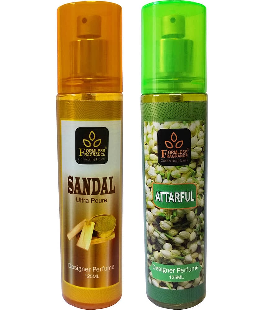 Sandal 125ml perfume 1pc. and Attarful 125ml Perfume 1pc.