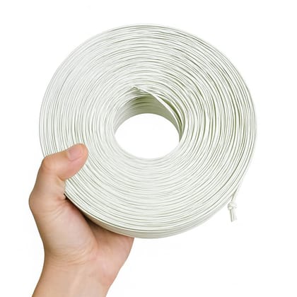 Off White � Packing Strip (Pack of 1 Roll) � Plastic Sutli Rope for Packing � Twine for Home, Garden & Commercial Use � Strong Binding & Tying Strip � General Purpose Packaging Rassi