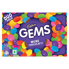 CADBURY GEMS 23.7GM BOX