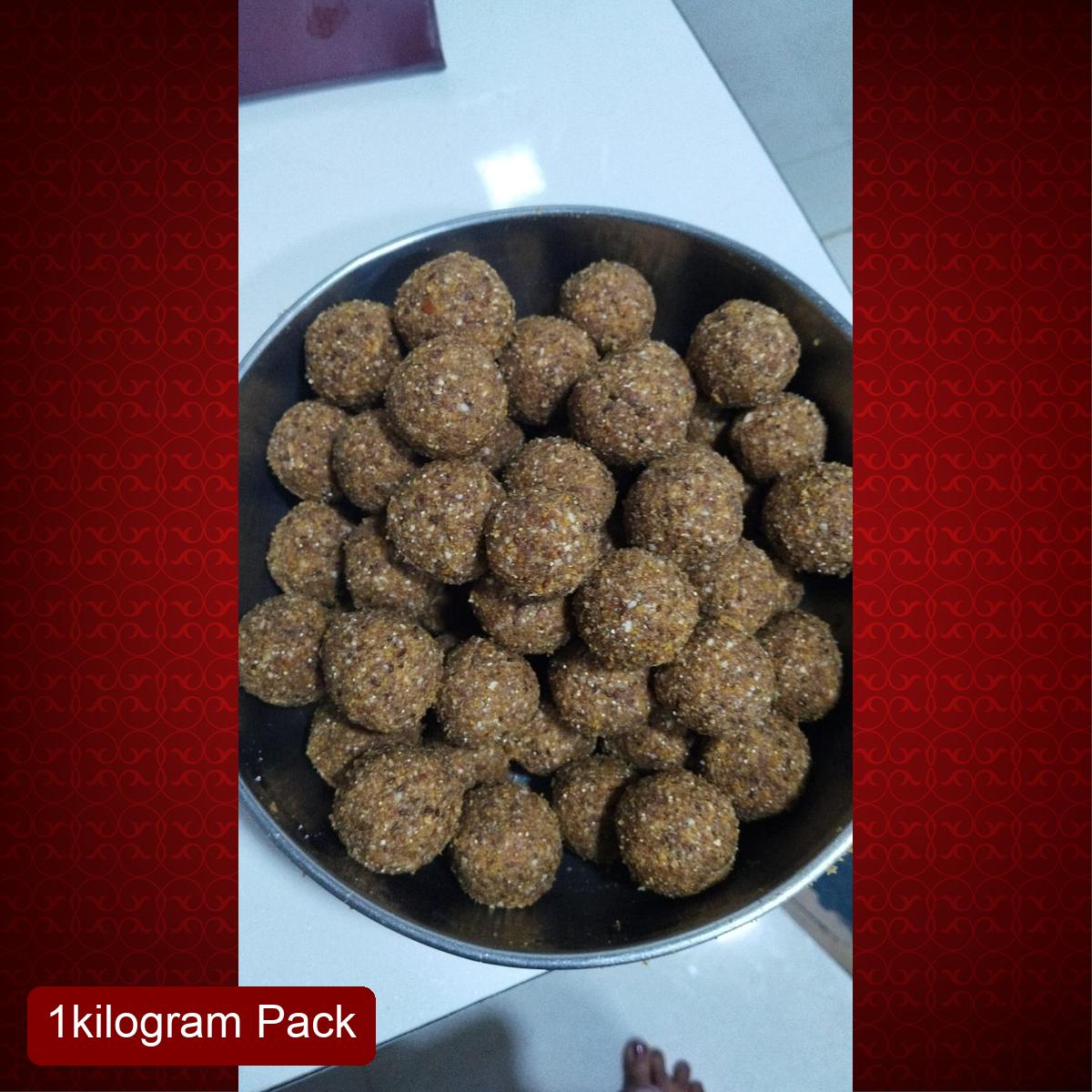 Aaswad Caterers Methi Ladoo (1Kg) | Handcrafted Fenugreek Health Balls | Postnatal and Joint Care