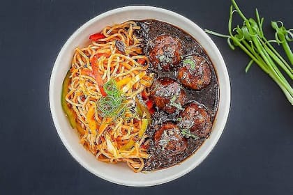 Dragon Noodles With Dumplings
