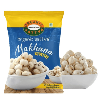  Organic Sattva Super Raw Makhana - 250 gm