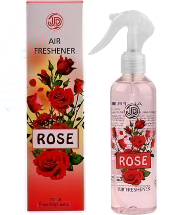 JD INTERNATIONAL Rose Air Freshener Room Air Freshener A Wave of Freshness 250 ml (Pack of 1)