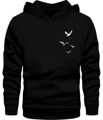 fashion and youth Cotton Blend Hooded Men's Sweatshirt - Black ( Pack of 1 )