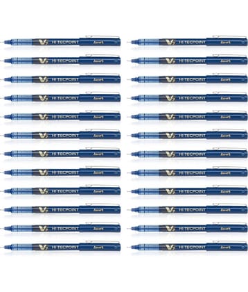 PILOT Hi-Tecpoint V7 Roller Ball Pen (24 Blue)