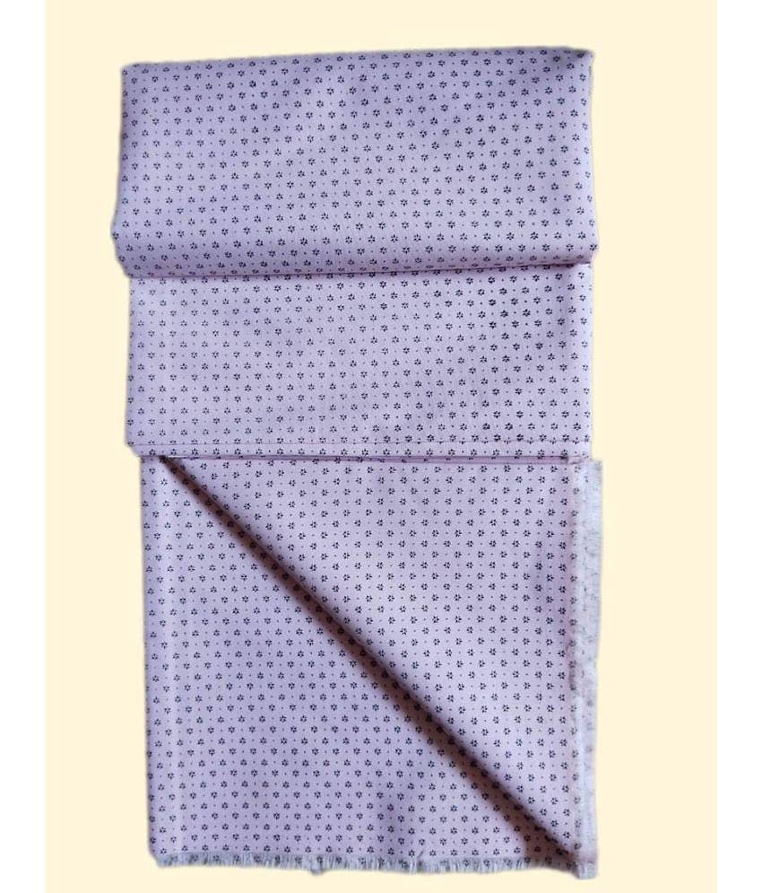 Makhanchor - Purple Cotton Men's Unstitched Shirt Piece ( Pack of 1 )