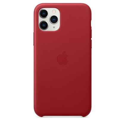 Premium Leather Cover - (Product) Red-iPhone 11 Pro