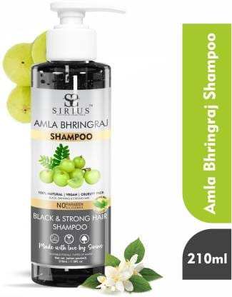 RKG SIRIUS KHADI AMLA AND BHRINGRAJ SHAMPOO | ANTI DANDRUFF & HAIR GROWTH | MEN & WOMEN  (210 ML)