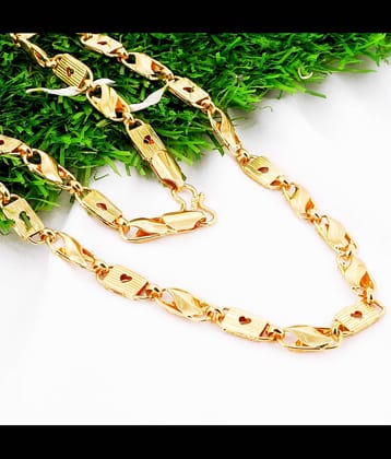 FASHION FRILL Gold Plated Brass Chain ( Pack of 1 )
