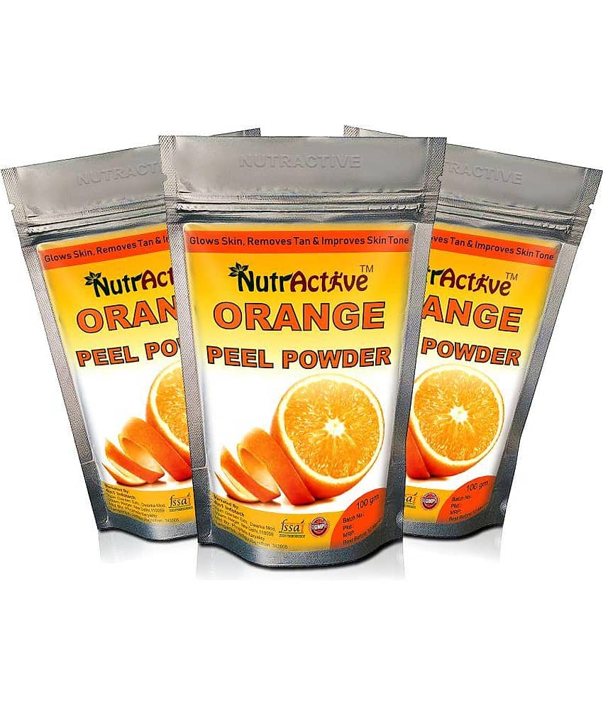 NutrActive Orange Peel Powder Facial Kit gm Pack of 3