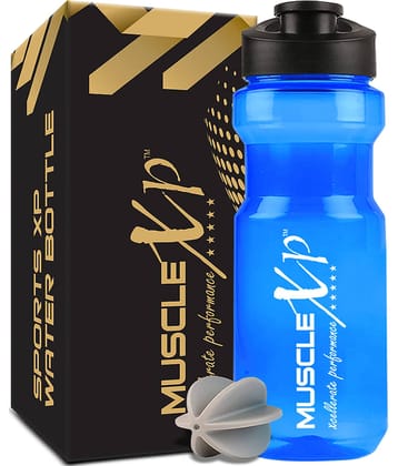 MuscleXP - Plastic Blue 700 mL Shaker ( Pack of 1 )