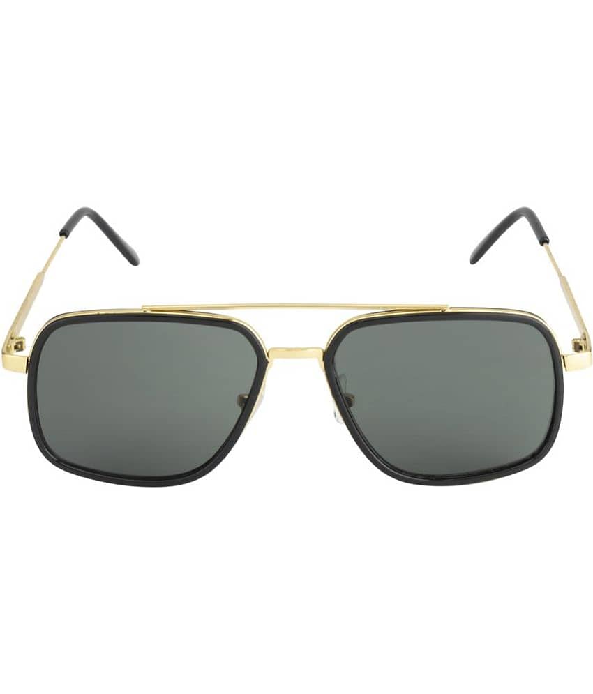 Fair-X - Gold Square Sunglasses ( Pack of 1 )