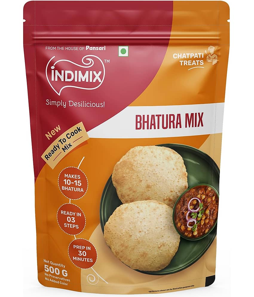 INDIMIX  Ready To Cook Bhatura  500 gm