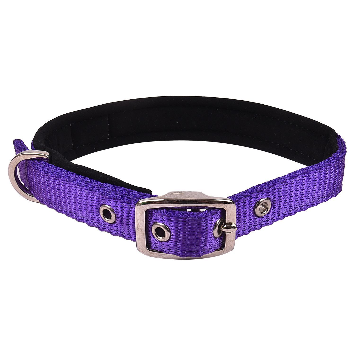 Petz Pure Nylon Padded Collar 3/4 inch Purple 20mm