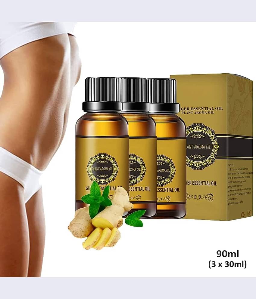 Donnara Organics Ginger Essential oil For Belly Fat Shaping & Firming Gel 90 mL