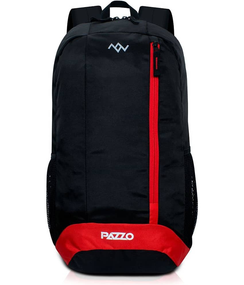 PAZZO 20 Ltrs Black Backpack