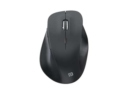 Portronics Toad 24 Wireless Mouse, with 2.4 GHz USB Nano Receiver, Adjustable DPI up to 1600, Dual-Function Scroll Wheel, for Laptop, Mac, PC