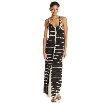 Kaamastra Tiger Stripe Style Maxi Dress