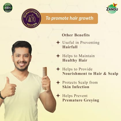 Hair Growth Vitalizer Capsules | Scientifically Proven for Hair Growth, Fall Control & Delayed Graying (60 Caps)