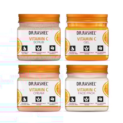 Vitamin C Pack of 4 Mini Jars - 180ml