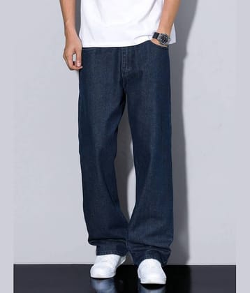 9x denims Clean Look Men's Jeans - Dark Blue ( Pack of 1 )