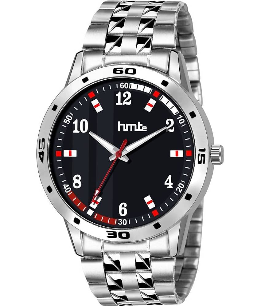 HMTe - Silver Metal Analog Men's Watch