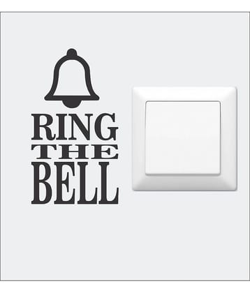 Asmi Collection Ring the Bell Switch Board Sticker ( 14 x 8 cms )