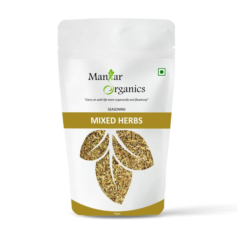 ManHar Organics Dried Mixed Herbs Seasoning: 1Kg (Mix of oregano, basil, thyme, rosemary, parsley, chilli flakes, garlic powder) (Mixed herbs, 1Kg)