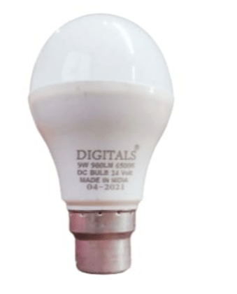 9 watt DC 12 & 24 volt solar LED bulb