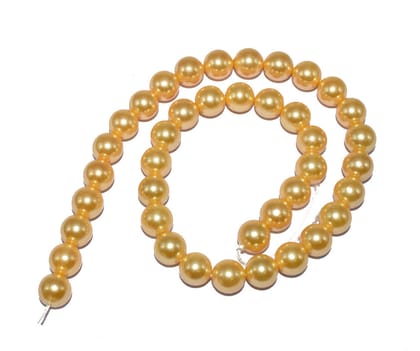 Natural Freshwater Round Pearl Oysters Loose Beads for  Craft & Jewelry Making.  FWP-026-Per String Of Approx 40 Pcs / 10 MM