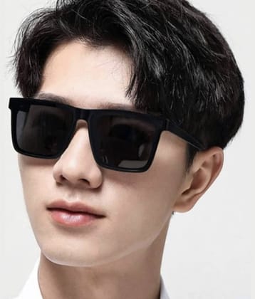 Dyana Core Black Square Sunglasses ( Pack of 1 )