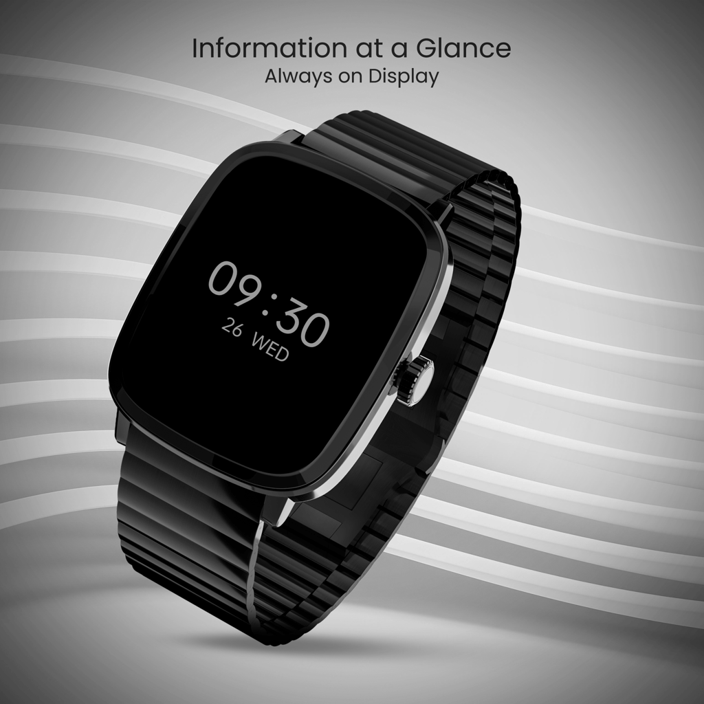 CELLECOR M10 PRO Vision 2.01" Super-Retina Amoled Display | 1200 NITS | AOD | BT-Calling | AI Voice | 60Hz Refresh Rate | IP68 | Rotating Crown | SmartWatch