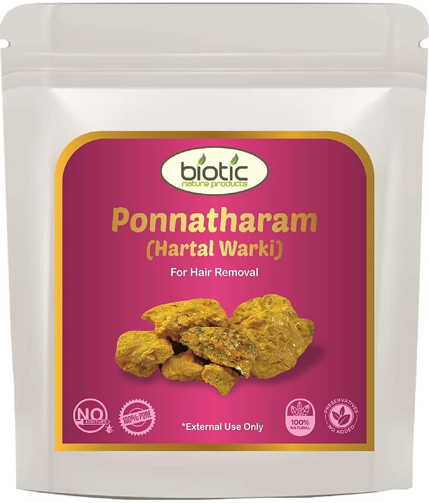 Biotic Har tal Warki Stone Ponnatharam Stone for Hair Removal Har tal Varki25 25 gm