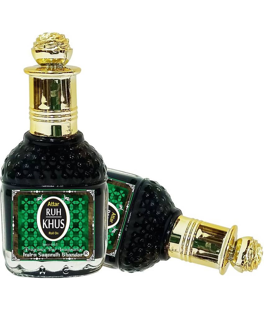 INDRA SUGANDH BHANDAR Attar Ruh Khus Aligarh 25ml Rollon Pack