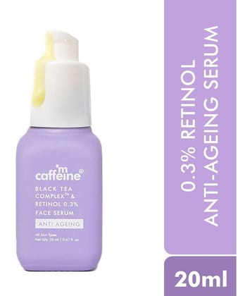mCaffeine Black Tea Complex & Retinol 0.3% Face Serum 20ml (Pack of 1)