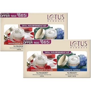 Lotus Herbals 24Hrs Nourishment Kit ( Pack Of 2 )