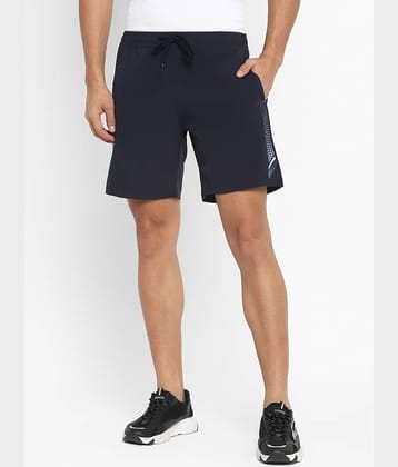 OFF LIMITS - Navy Polyester Men's Running Shorts ( Pack of 1 )