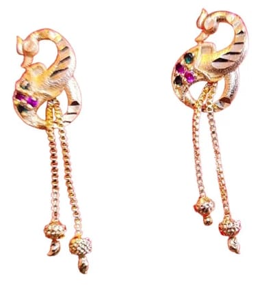 Luxurious Gold Drop Earrings