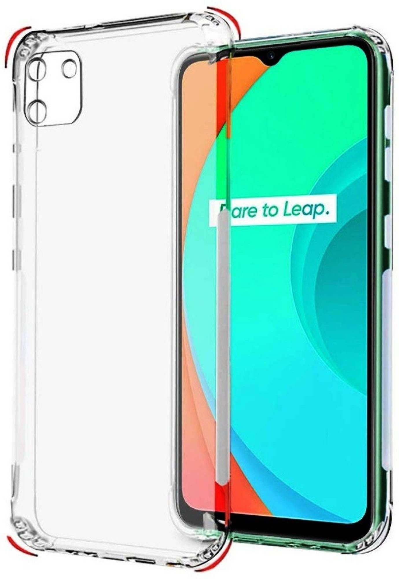PLUGTECH TPU Ultra Hybrid Clear Camera Protection Back Cover Case for Realme C11