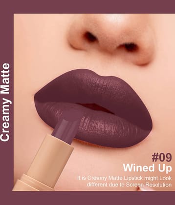 One Wish Wine Drop Matte Long Lasting Creme Lipstick ( Pack of 1 )