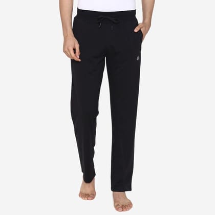 Casual Plain Knitted Lower For Men - Black Black S