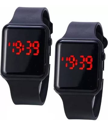 Cosmic - Black Resin Digital Men's Watch