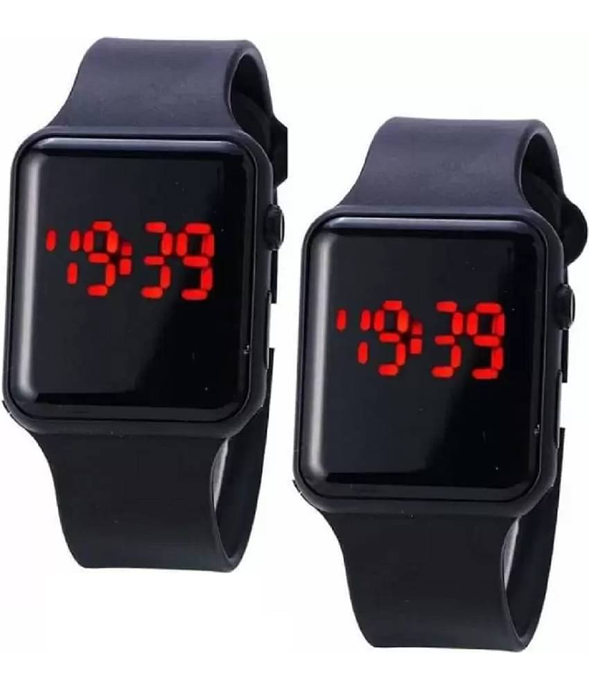 Cosmic - Black Resin Digital Men's Watch