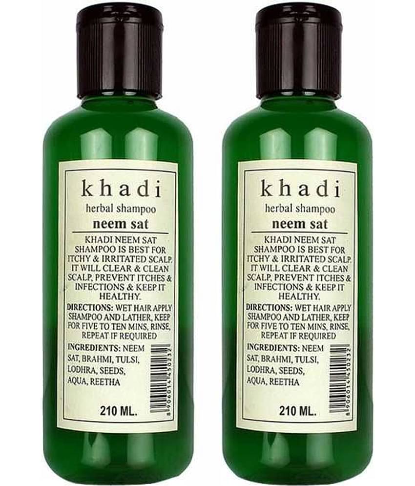 Khadi Neem Sat Shampoo- Twin Pack 210 Ml
