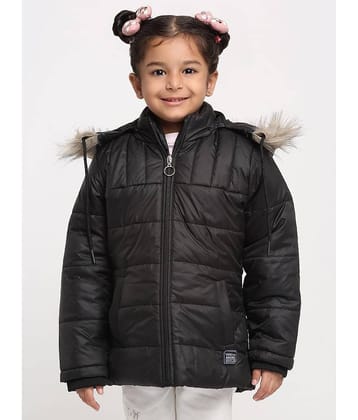 VERO AMORE Girls Polyester Quilted & Bomber For ( Pack of 1 , Red )