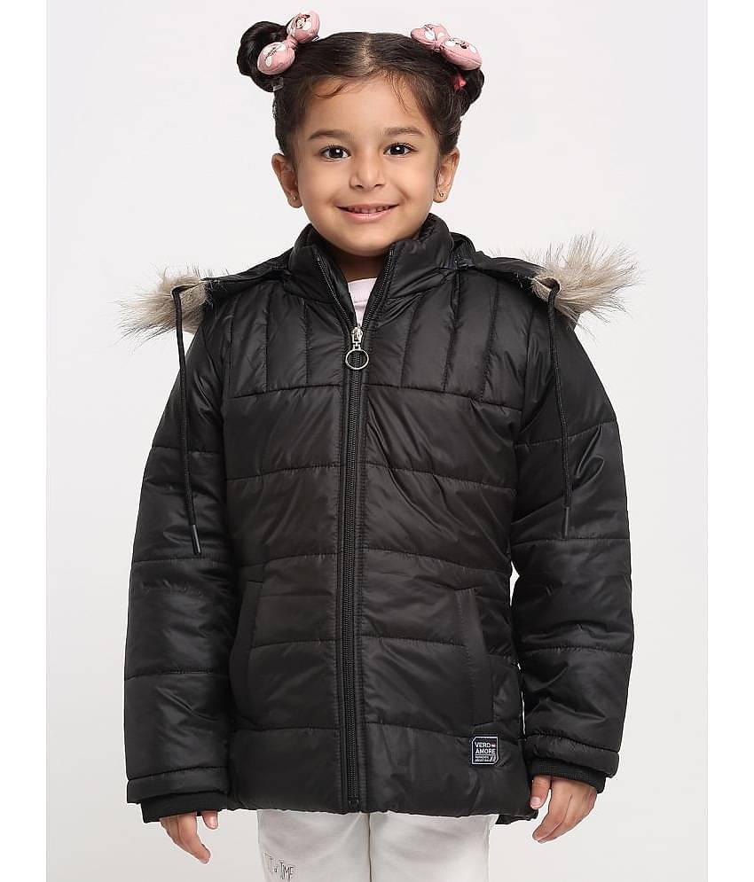 VERO AMORE Girls Polyester Quilted & Bomber For ( Pack of 1 , Red )