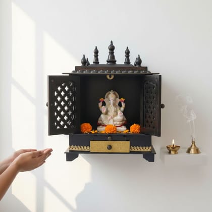 Indian Temple Pooja Stand Decor